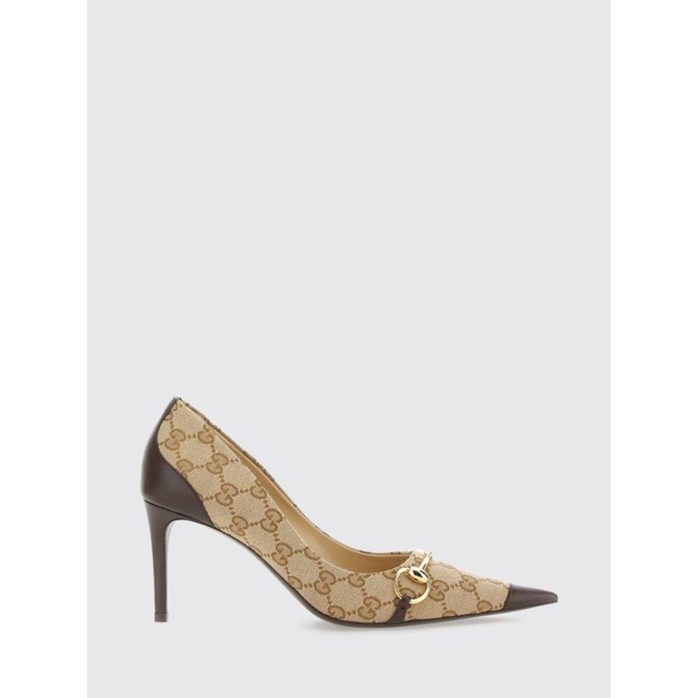Gucci Women Gg Jacquard Pumps Gucci With Horsebit Detail And Stiletto High Heel